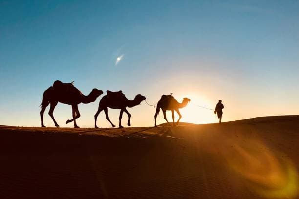 Morocco 2 week itinerary from Casablanca, merzouga desert sunrize